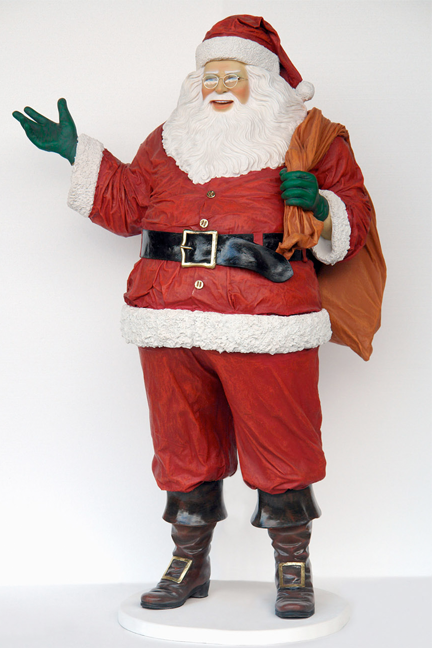 ik ga akkoord met Centraliseren vallei Santa Claus with Sack big/groot/kerstdecoratie-kerstbeelden - Van Hout  Decoratiefiguren